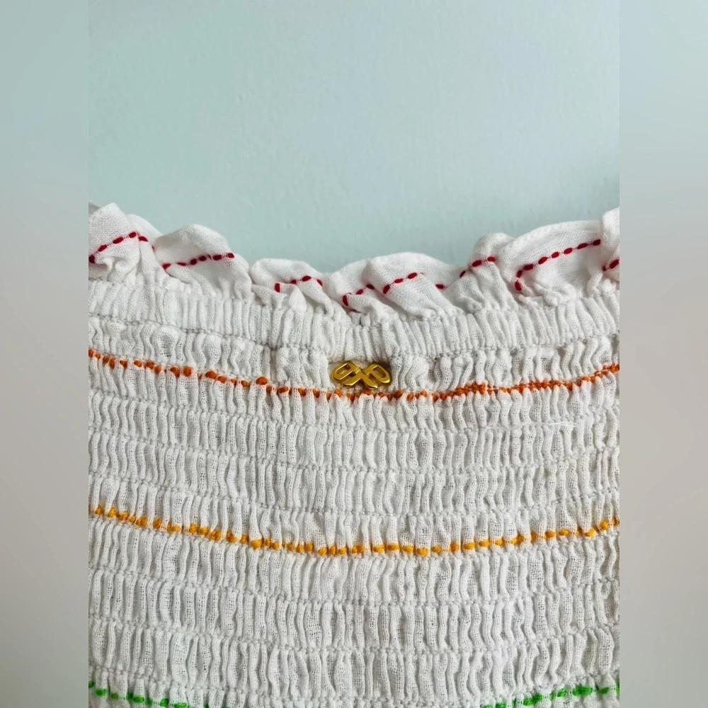 PQ Swim PilyQ Revolve Stephanie Maxi Dress Size XS/S Striped Smocked Tube Dress - Picture 7 of 13